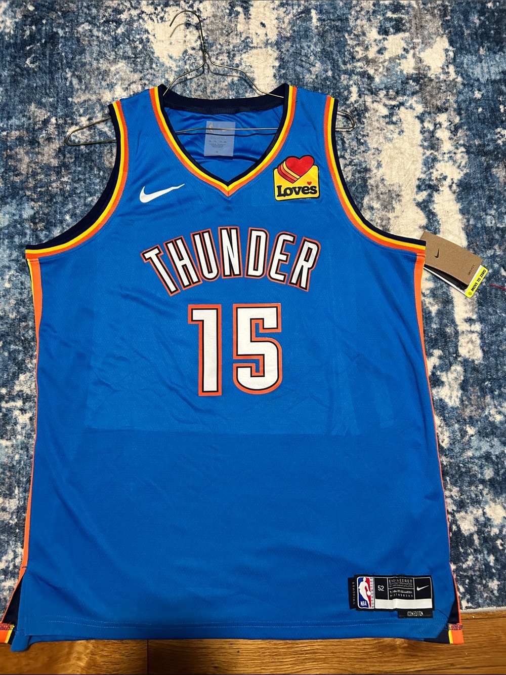 Nike - Oklahoma Thunder #15 Mara Basketball Jersey